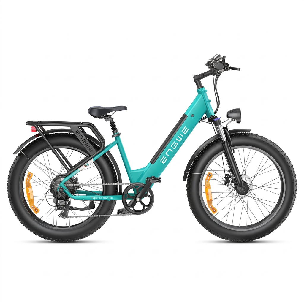 ENGWE step-through bike on a white background